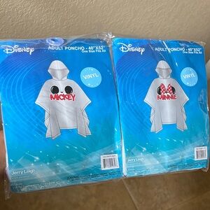 NWT | Disney Mickey and Minnie Rain Ponchos